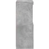 Šoninė spintelė su LED lemputėmis, betono pilka, 41x37x100cm