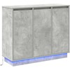 LED Bufetas Betono pilka 90 x 32 x 75 cm Apdirbta mediena