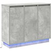 LED Bufetas Betono pilka 90 x 32 x 75 cm Apdirbta mediena