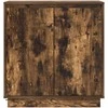 LED Bufetas Dūminio ąžuolo 71 x 34,5 x 75 cm Apdirbta mediena