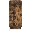LED Bufetas Dūminio ąžuolo 71 x 34,5 x 75 cm Apdirbta mediena