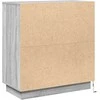 LED Bufetas Pilka sonoma ąžuolo 71 x 34,5 x 75 cm