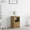 LED Bufetas Amatininkų ąžuolas 41 x 37 x 67 cm Apdirbta mediena