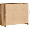 LED Bufetas Ruda 81 x 37 x 66,5 cm Apdirbta mediena