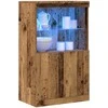 LED Bufetas Ruda 60 x 37 x 100 cm Apdirbta mediena