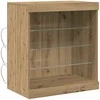 LED Bufetas Amatininkų ąžuolas 60,5 x 37 x 67 cm