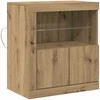 LED Bufetas Ruda 60,5 x 37 x 67 cm Apdirbta mediena