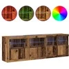 LED Bufetas Senas medis 202 x 37 x 67 cm Apdirbta mediena