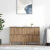 Šoninės lentynos 2 pcs Amatininkų ąžuolas 60 x 35 x 70 cm