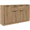Šoninės lentynos 2 pcs Amatininkų ąžuolas 60 x 30 x 70 cm