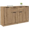 Šoninės lentynos 2 pcs Amatininkų ąžuolas 60 x 30 x 70 cm