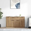 Šoninės lentynos 2 pcs Amatininkų ąžuolas 60 x 30 x 70 cm