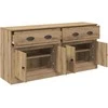 Šoninės lentynos 2 pcs Amatininkų ąžuolas 70 x 35,5 x 67,5 cm