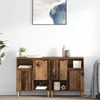Šoninės lentynos 2 pcs Senovinis medis 60 x 35 x 70 cm