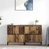 Šoninės lentynos 2 pcs Senovinis medis 60 x 35 x 70 cm