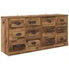 Šoninės lentynos 2 pcs Senovinis medis 70 x 35,5 x 67,5 cm