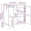 Oppbevaringsskap 3 pcs Senas medis 60 x 35 x 70 cm