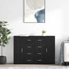 Šoninės lentynos Corona 2 pcs Juodas ąžuolas 59 x 39 x 80 cm