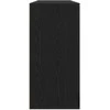 Kabalas 2 pcs Juodas ąžuolas 79 x 38 x 80 cm Apdirbta mediena