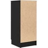 Kabalas 2 pcs Juodas ąžuolas 30 x 30 x 70 cm Apdirbta mediena