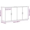 Kabalas 2 pcs Senas medis 79 x 38 x 80 cm Apdirbta mediena