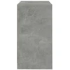 Šoninės spintelės, 2vnt., betono pilkos, 70x41x75cm, MDP