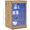 LED Bufetas Amatininkų ąžuolas 41 x 37 x 67 cm Apdirbta mediena