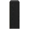 Kabalas 2 pcs Juodas ąžuolas 60 x 31 x 84 cm Apdirbta mediena