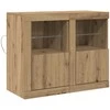 LED Bufetas 2 pcs Amatininkų ąžuolas 41 x 37 x 67 cm