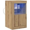 LED Bufetas 2 pcs Amatininkų ąžuolas 41 x 37 x 67 cm