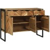 Komoda Ruda 100 x 30 x 75 cm Akacijos medienos masyvas