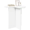 Šoninis stalas 2 pcs Balta Ø 39 x 38 cm Apdirbta mediena
