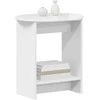Šoninis stalas Itin blizgi balta 50 x 39,5 x 55 cm