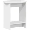 Šoninis stalas Itin blizgi balta 50 x 39,5 x 55 cm