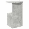 Šoninis stalas Betono pilka Ø 39,5 x 55 cm Apdirbta mediena