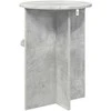 Šoninis stalas Betono pilka Ø 39,5 x 55 cm Apdirbta mediena