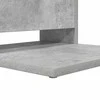 Šoninis stalas Betono pilka 40 x 35 x 60,5 cm Apdirbta mediena