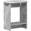Šoninis stalas Betono pilka 50 x 39,5 x 55 cm Apdirbta mediena