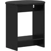 Šoninis stalas Juoda 50 x 39,5 x 55 cm Apdirbta mediena