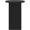 Šoninis stalas Juoda 50 x 39,5 x 55 cm Apdirbta mediena