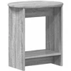 Šoninis stalas Pilka sonoma ąžuolo 50 x 39,5 x 55 cm