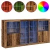 LED Bufetas 3 pcs Senas medis 202 x 37 x 100 cm