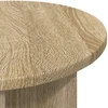 Šoninis stalas su saugykla 2 pcs Sonoma ąžuolas Ø 39 x 38 cm
