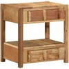 Žurnalinis staliukas Ruda 43 x 32 x 46 cm Kietas atkurtas medis