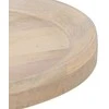 Šoninis staliukas, skersmuo 50x55cm, mango medienos masyvas