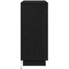 LED Bufetas Juodas ąžuolas 90 x 32 x 75 cm Apdirbta mediena