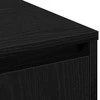 LED Bufetas Juodas ąžuolas 90 x 32 x 75 cm Apdirbta mediena