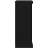 LED Bufetas Juodojo ąžuolo 81 x 37 x 100 cm Apdirbta mediena