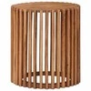 Rankų darbo šoniniai stalų rinkinys 2 pcs Teak medžio rudas