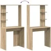 Stalas Sonoma ąžuolas 78,5 x 37 x 154,5 cm Apdirbta mediena